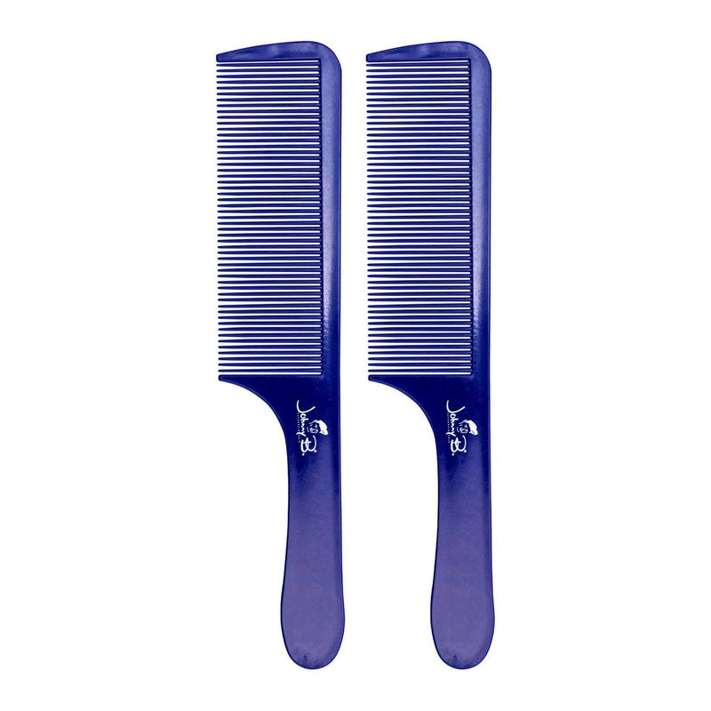 JOHNNY B. Get Faded Anti-Static Heat Resistant Professional Hair Combs, 2-Pack Set - Image 1